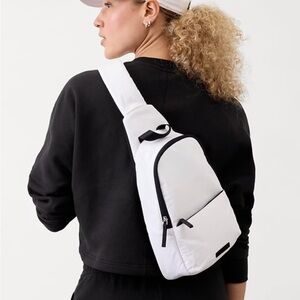 Athleta White Sling Bag